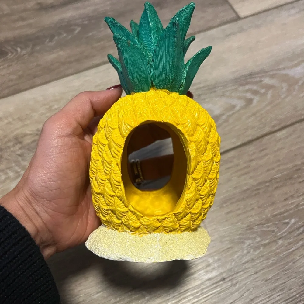 NWOT Top Fin® Pineapple Swim Thru Aquarium Ornament